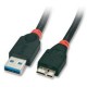 Cable USB 3 type A/micro B - 1 m