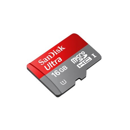 Micro SDHC - 16 Go + adaptateur SD